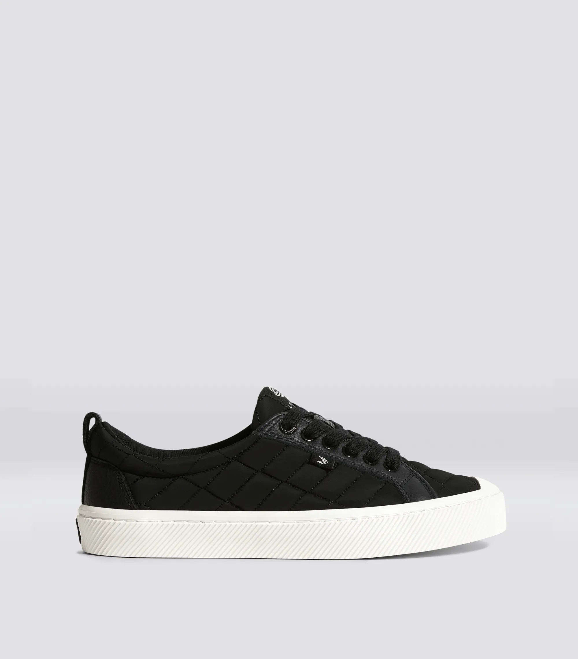 OCA Low Quilt Black Premium Leather Sneaker Women sold by Cariuma