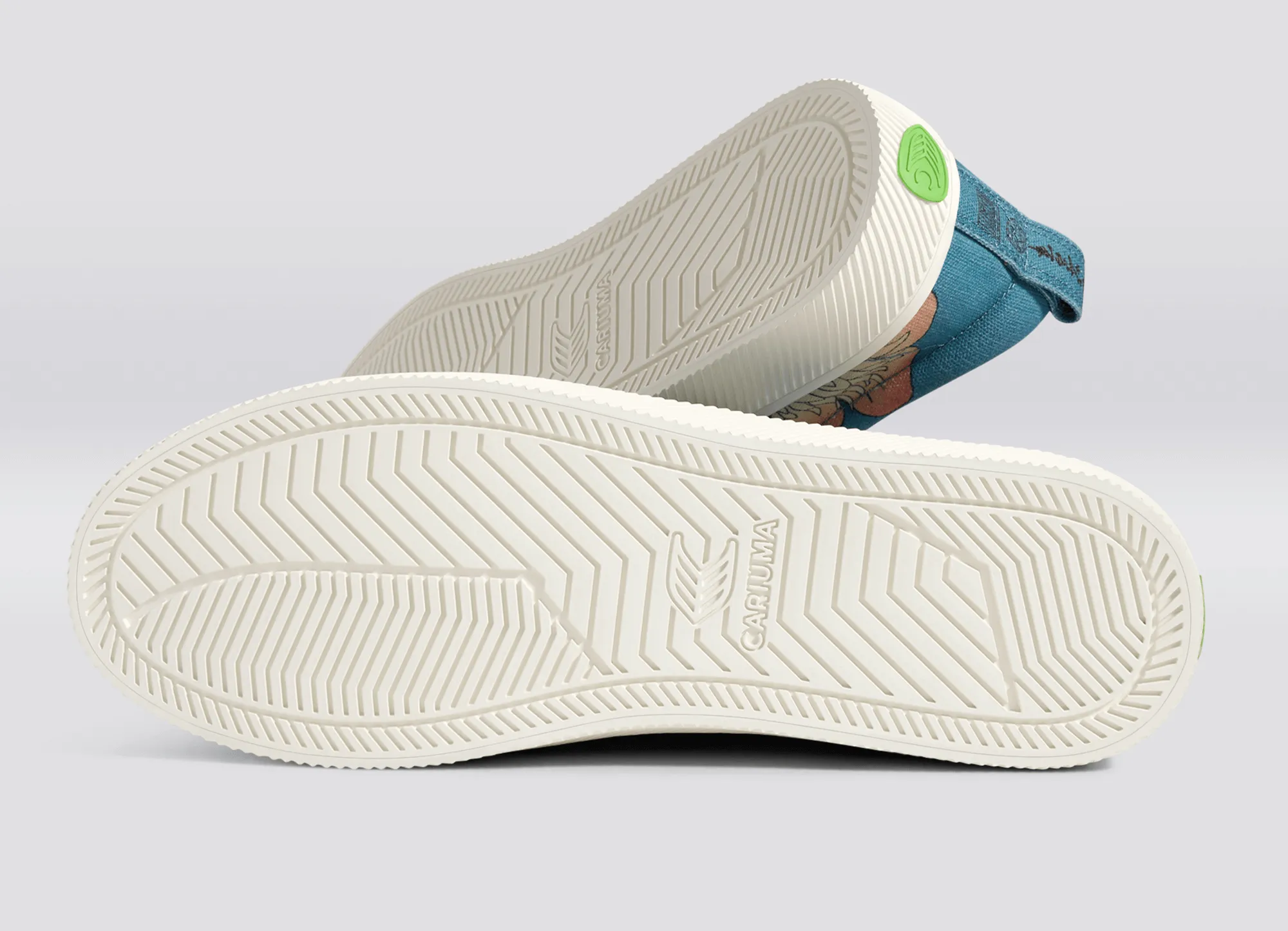 Hokusai OCA Low Peonies and Canary Print Canvas Sneaker Women sold by Cariuma product image thumbnail 5