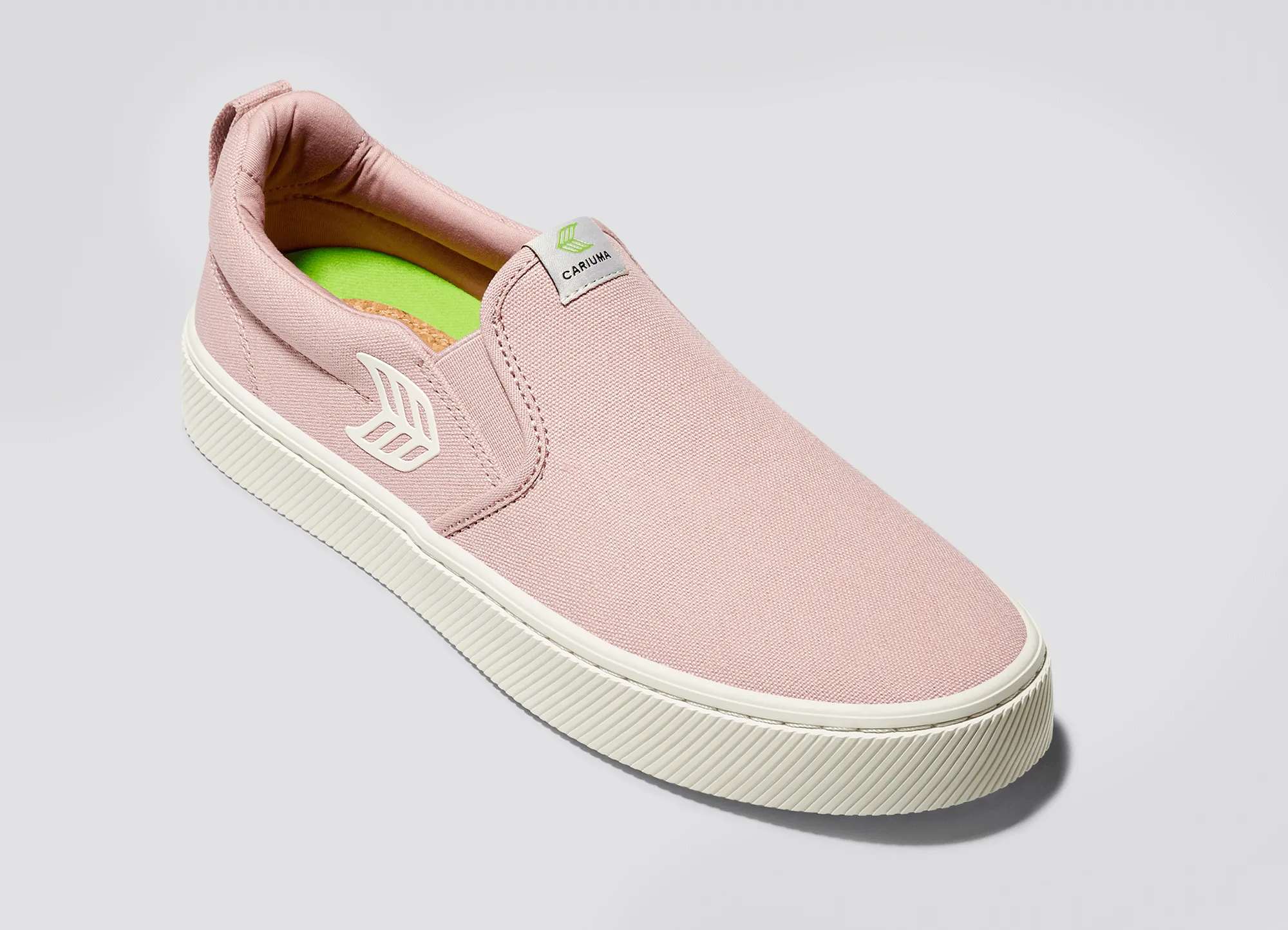 SLIP ON Rose Canvas Ivory Logo Sneaker Men sold by Cariuma product image thumbnail 4