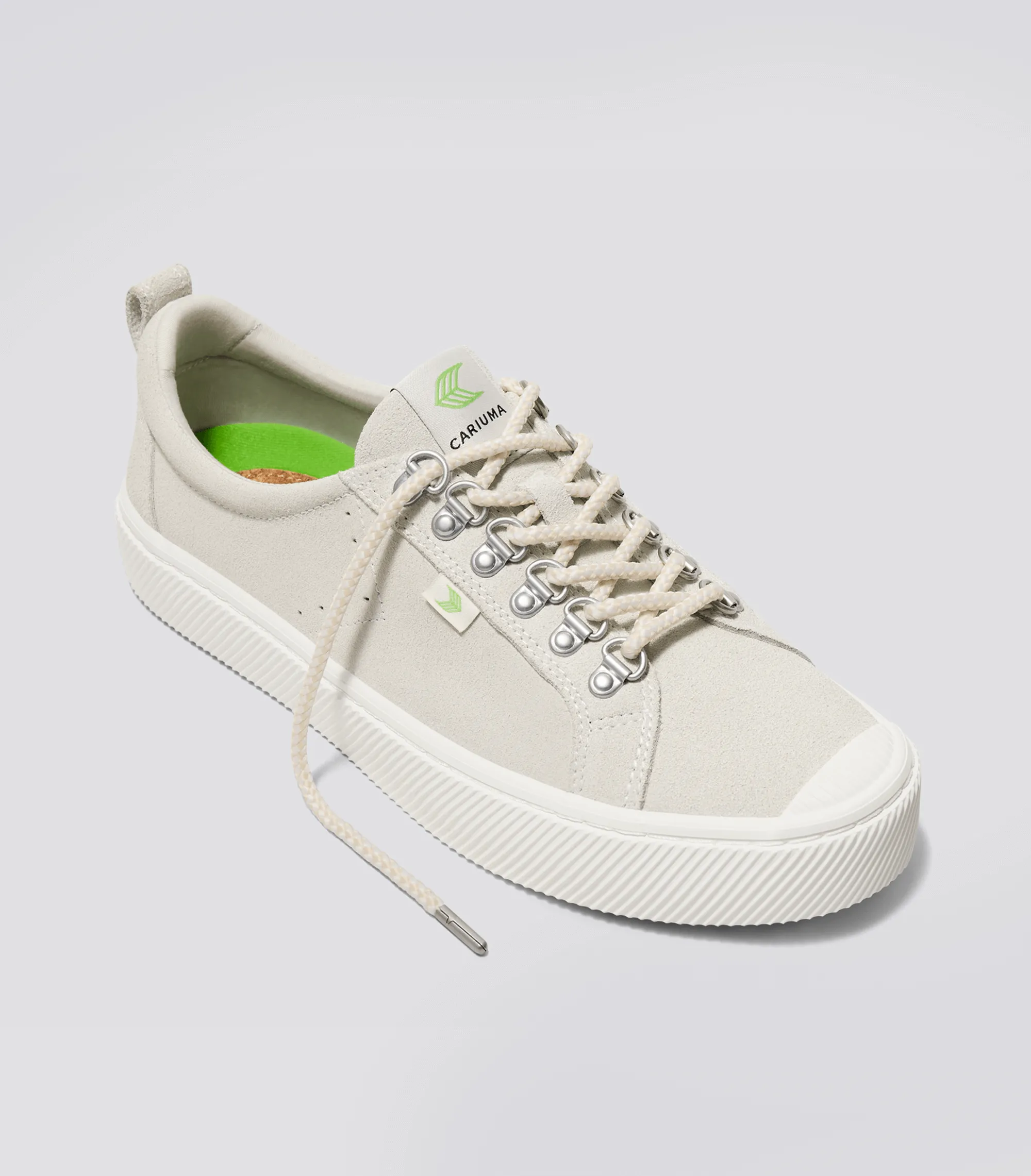 OCA Low Speedhooks Vintage White Suede Sneaker Women sold by Cariuma product image thumbnail 2