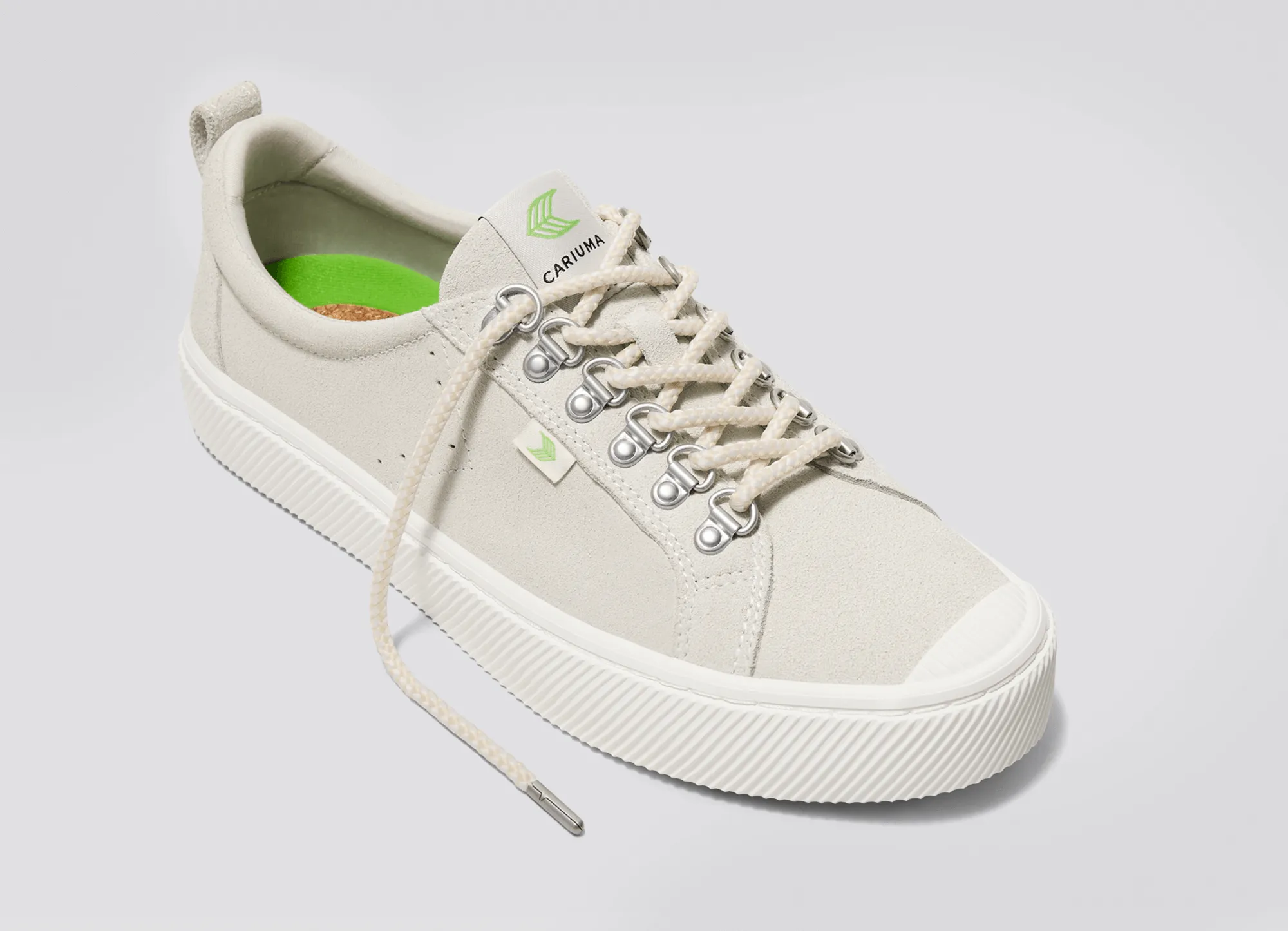 OCA Low Speedhooks Vintage White Suede Sneaker Women sold by Cariuma product image thumbnail 4