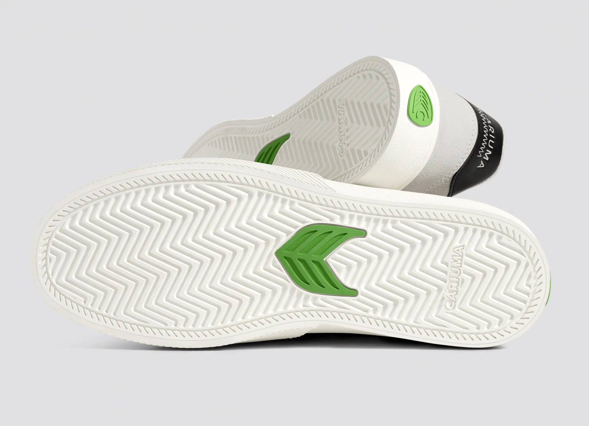 NAIOCA Smoke White Suede Black Logo Sneaker Women sold by Cariuma product image thumbnail 5