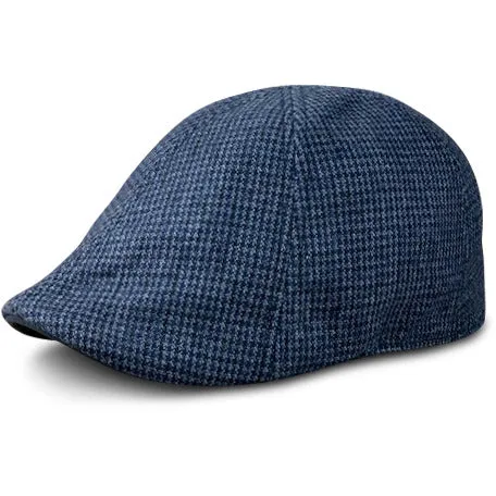 The Homage Boston Scally Cap - Black & Navy Houndstooth sold by Boston Scally product image thumbnail 3