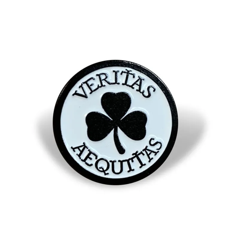 Boston Scally The Veritas Aequitas Cap Pin sold by Boston Scally