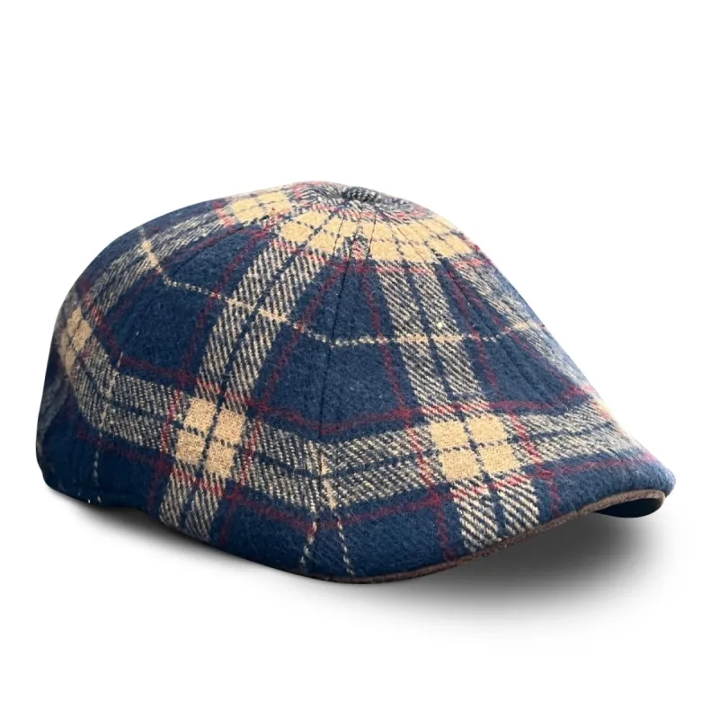 The Distillery Boston Scally Cap - Firewater Plaid sold by Boston Scally