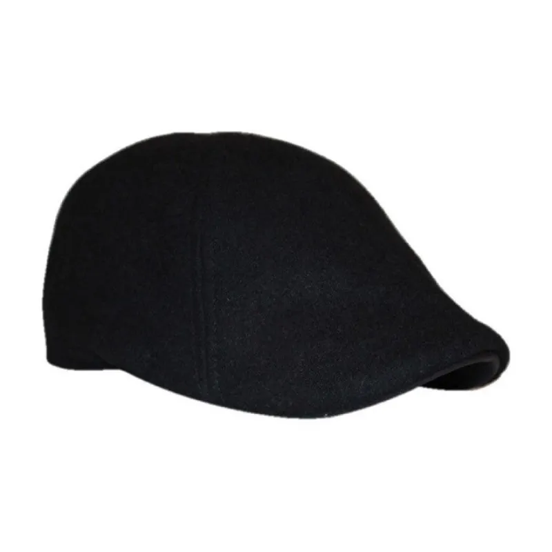 The Kenmore Boston Scally Cap - Coolidge Black & Black Brim sold by Boston Scally