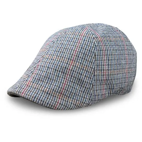 The Homage Boston Scally Cap - Grey & Navy Houndstooth sold by Boston Scally product image thumbnail 4