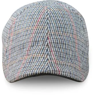The Homage Boston Scally Cap - Grey & Navy Houndstooth sold by Boston Scally product image thumbnail 3