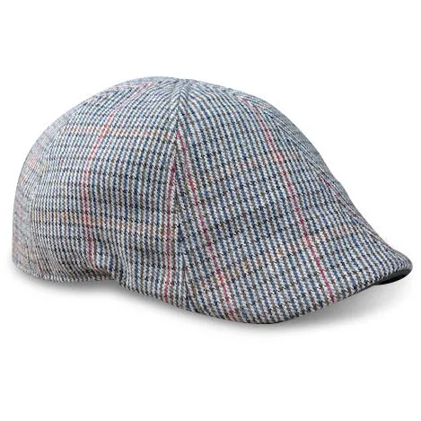The Homage Boston Scally Cap - Grey & Navy Houndstooth sold by Boston Scally product image thumbnail 2