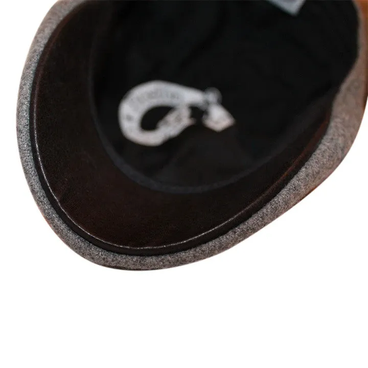 The Kenmore Boston Scally Cap - Allston Grey & Black Brim sold by Boston Scally product image thumbnail 5