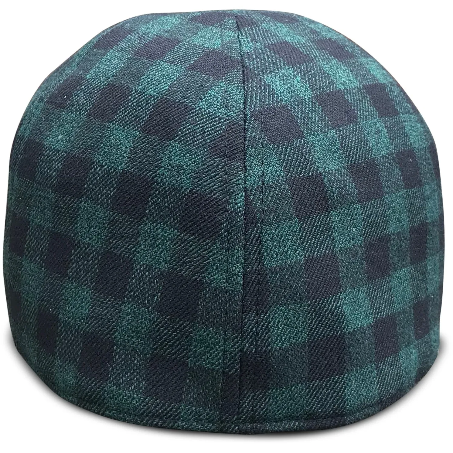 The Brogue Boston Scally Cap - Forest Green & Black Plaid sold by Boston Scally product image thumbnail 5