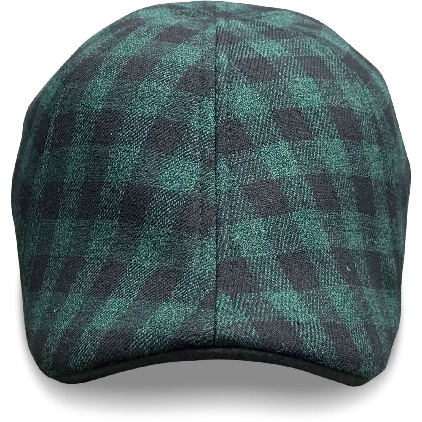 The Brogue Boston Scally Cap - Forest Green & Black Plaid sold by Boston Scally product image thumbnail 3