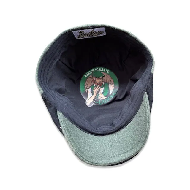 The Limerick Boston Scally Cap - Dorchester Green & Black sold by Boston Scally product image thumbnail 3