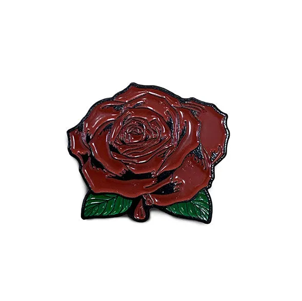 Boston Scally The Blood Rose Cap Pin sold by Boston Scally product image thumbnail 2