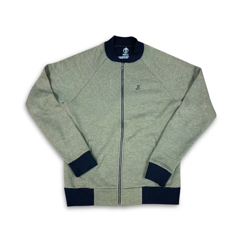 Boston Scally The Zip-Up Jacket - Olive Green sold by Boston Scally