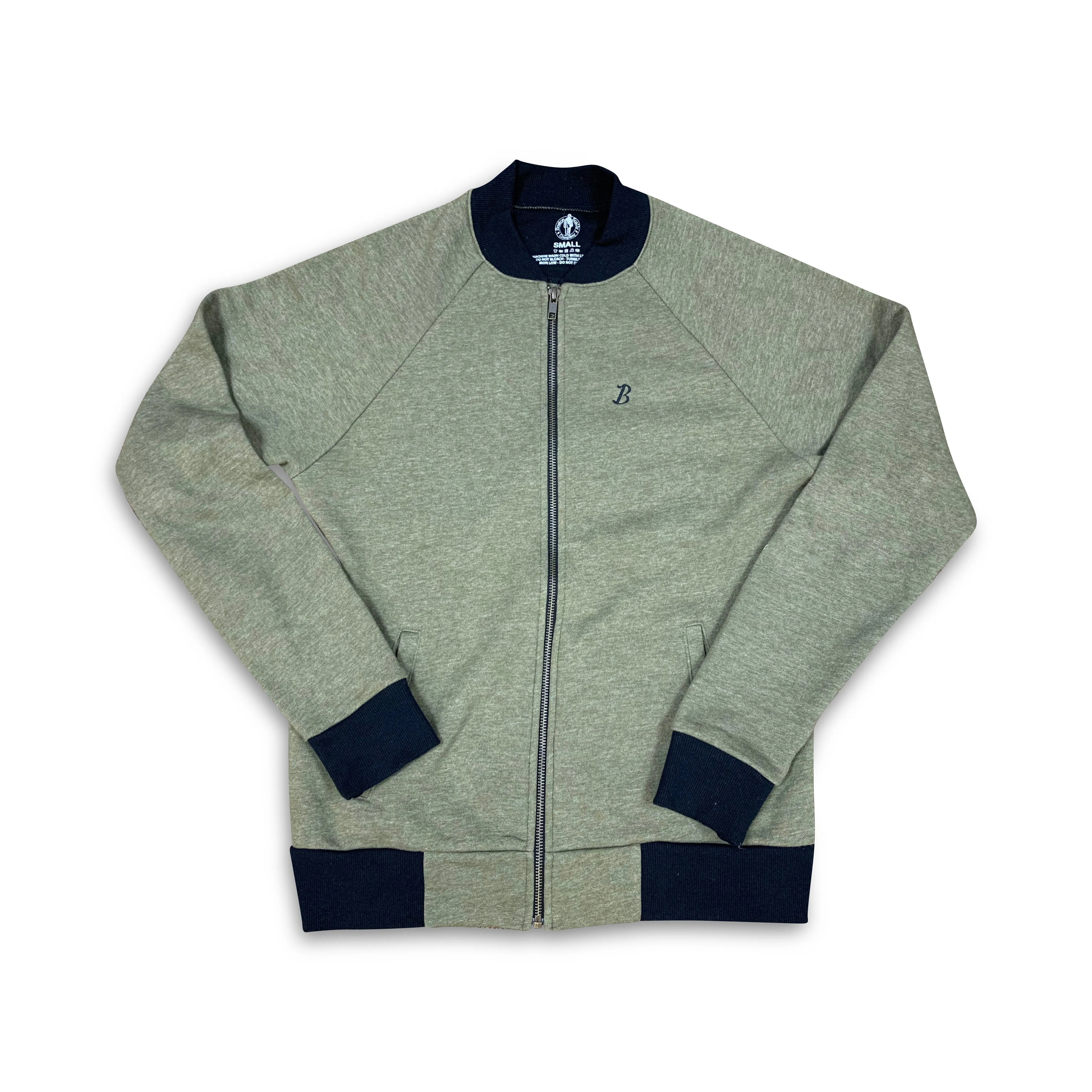 Boston Scally The Zip-Up Jacket - Olive Green sold by Boston Scally