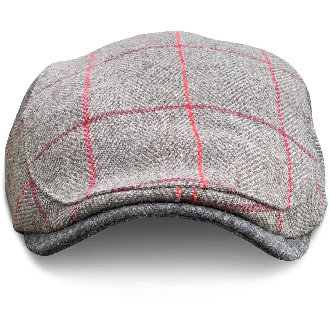 The Whiskey Boston Scally Cap - Cherry Oak Plaid sold by Boston Scally product image thumbnail 3