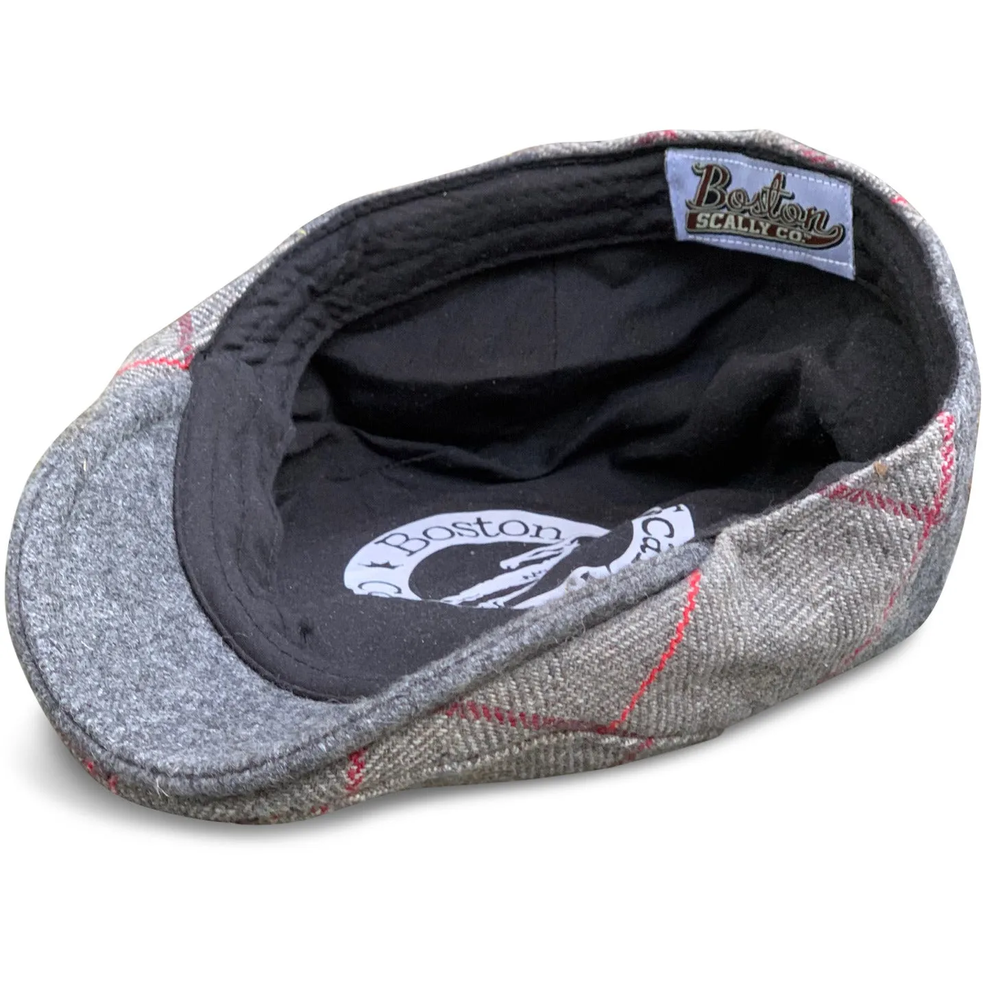 The Whiskey Boston Scally Cap - Cherry Oak Plaid sold by Boston Scally product image thumbnail 5