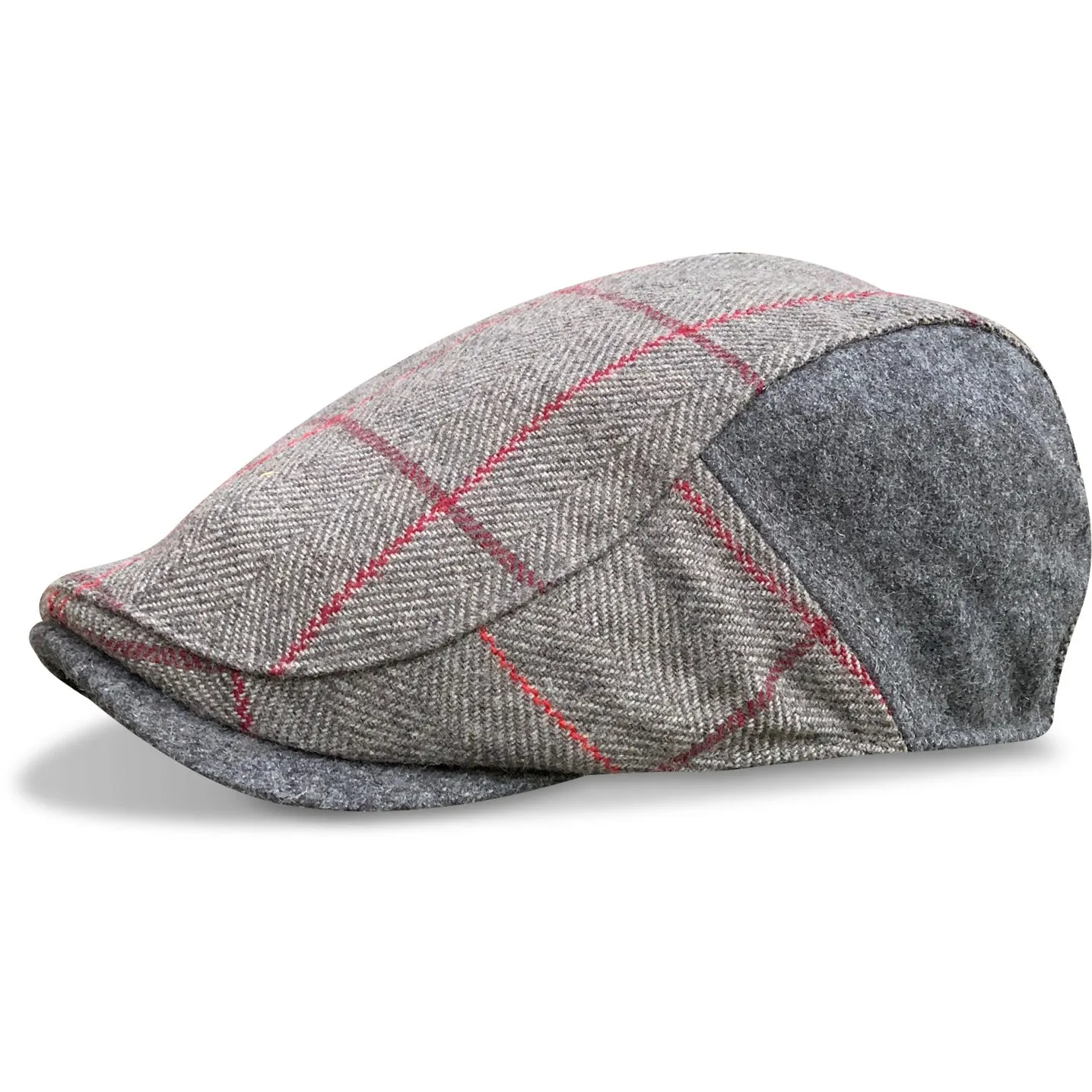 The Whiskey Boston Scally Cap - Cherry Oak Plaid sold by Boston Scally product image thumbnail 2