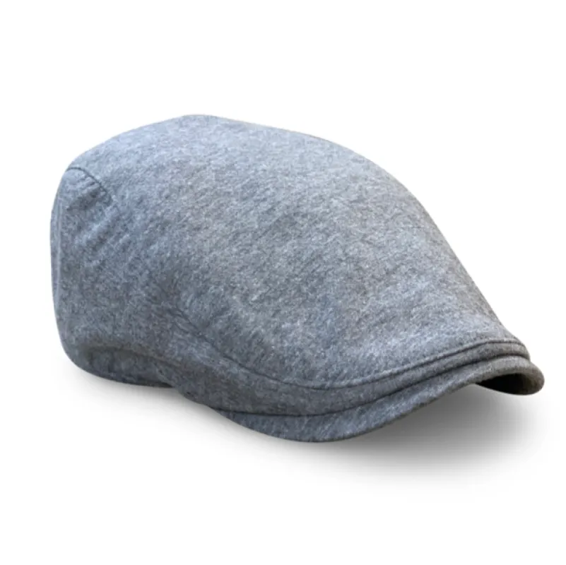 The Bruiser Boston Scally Cap - Stone Grey sold by Boston Scally