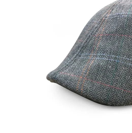 The Bourbon Boston Scally Cap - Smoke & Peat Plaid sold by Boston Scally product image thumbnail 3