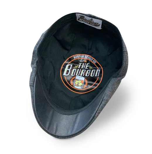 The Bourbon Boston Scally Cap - Smoke & Peat Plaid sold by Boston Scally product image thumbnail 2