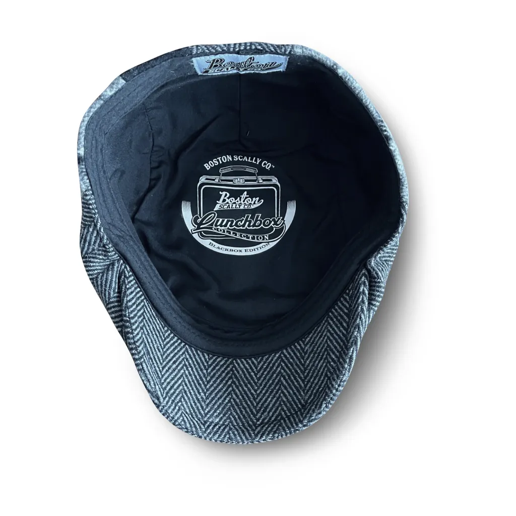 The Lunchbox Blackbox Edition Boston Scally Cap - Black Plaid sold by Boston Scally product image thumbnail 5