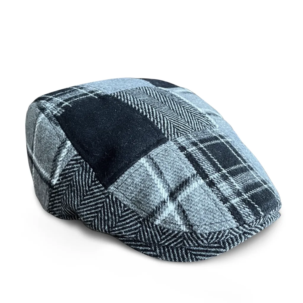The Lunchbox Blackbox Edition Boston Scally Cap - Black Plaid sold by Boston Scally
