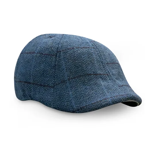 The Bourbon Boston Scally Cap - Royal Rye Plaid sold by Boston Scally product image thumbnail 5