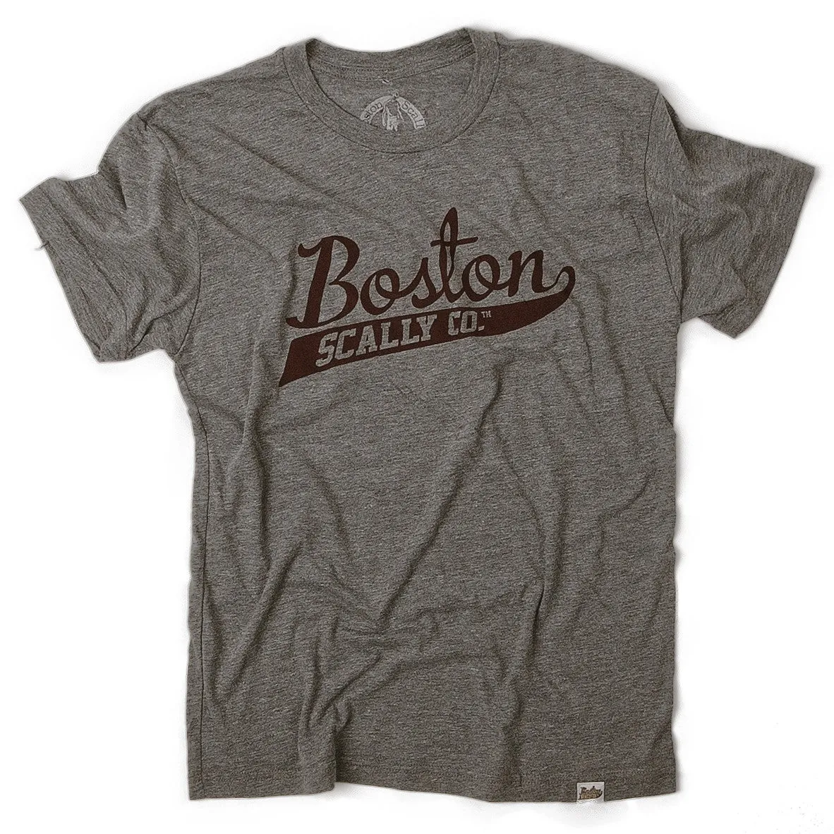 Boston Scally The Original Tee T-Shirt - Grey sold by Boston Scally
