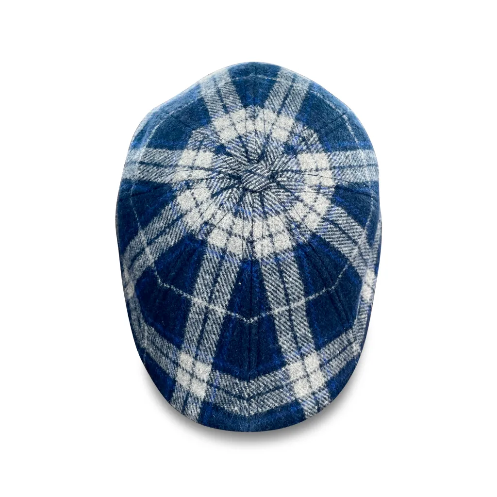 The Distillery Boston Scally Cap - Blue Mash Plaid sold by Boston Scally product image thumbnail 3