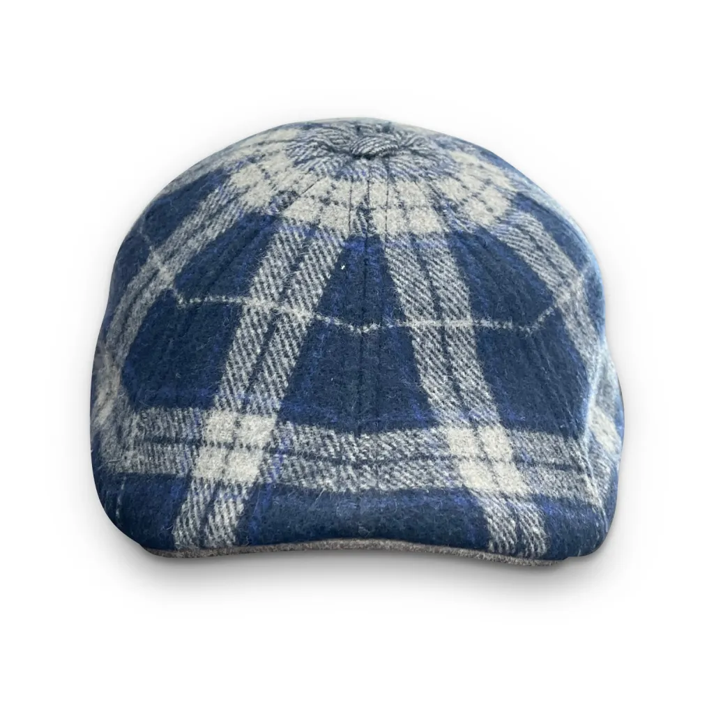 The Distillery Boston Scally Cap - Blue Mash Plaid sold by Boston Scally product image thumbnail 5