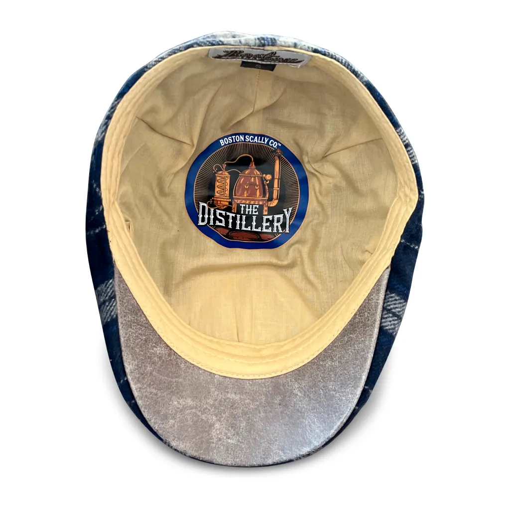 The Distillery Boston Scally Cap - Blue Mash Plaid sold by Boston Scally product image thumbnail 4