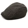 The Original Boston Scally Cap - Grey Herringbone sold by Boston Scally