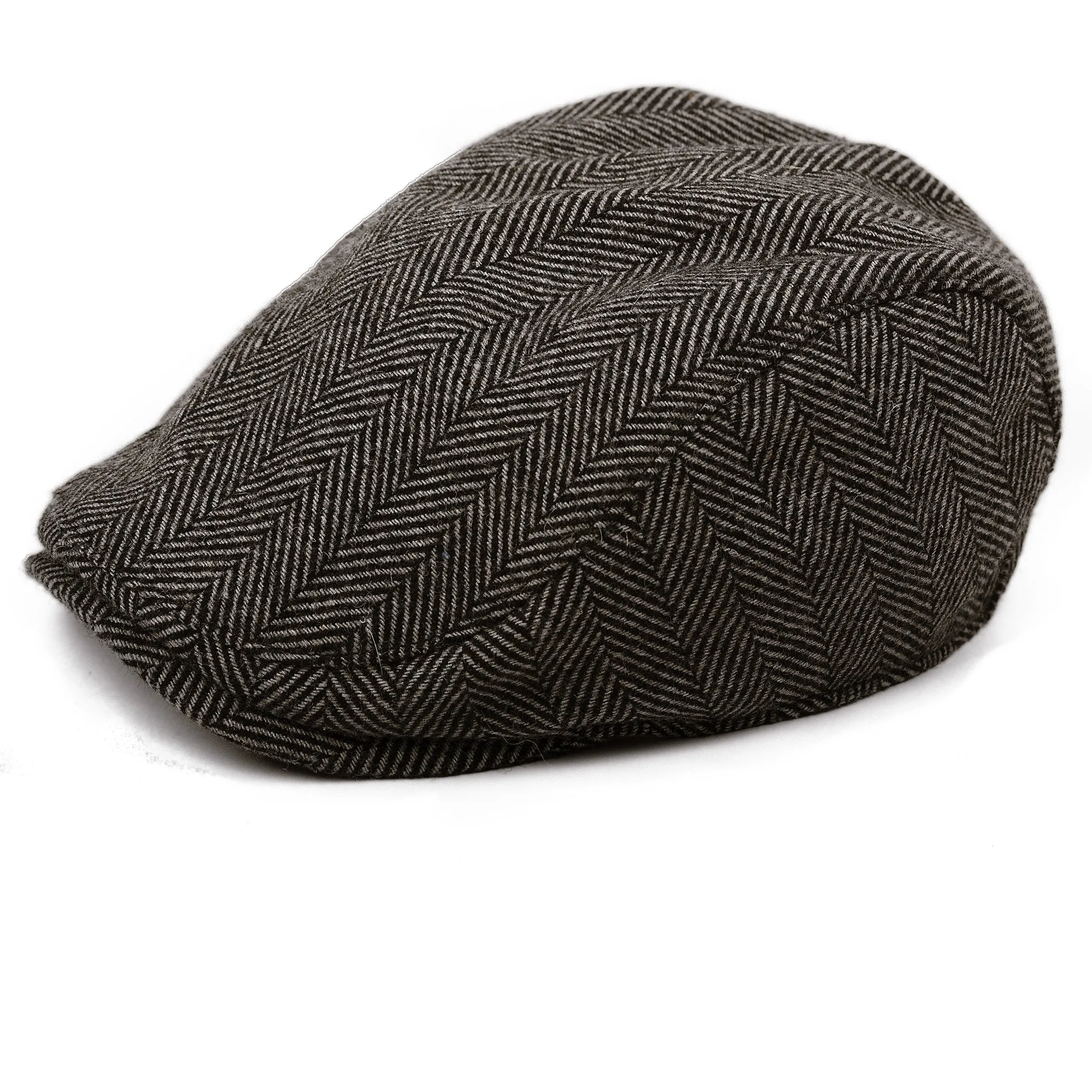 The Original Boston Scally Cap - Grey Herringbone sold by Boston Scally product image thumbnail 3