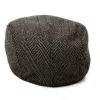 The Original Boston Scally Cap - Grey Herringbone sold by Boston Scally