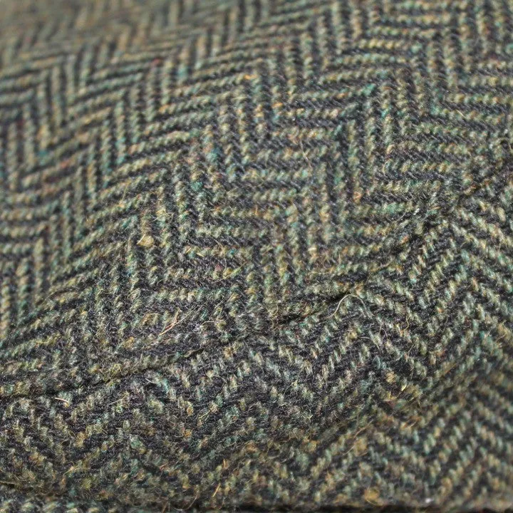 The Original Boston Scally Cap - Dark Olive Green Herringbone sold by Boston Scally product image thumbnail 5