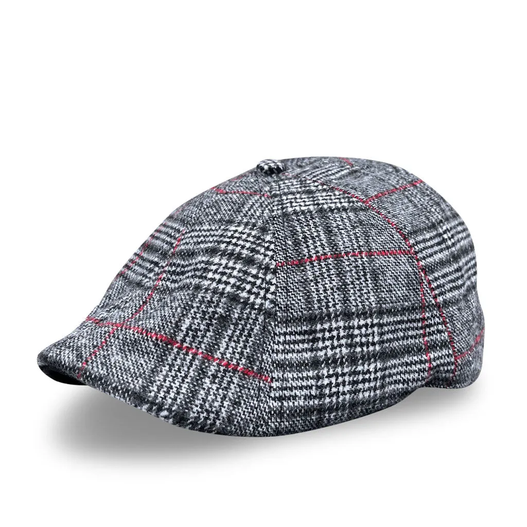 The Sunday Boston Scally Cap - Black Smoke & Red sold by Boston Scally product image thumbnail 4