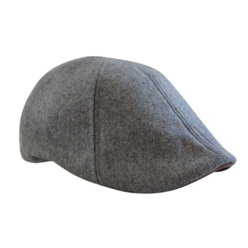 The Kenmore Boston Scally Cap - Allston Grey & Brown Brim sold by Boston Scally