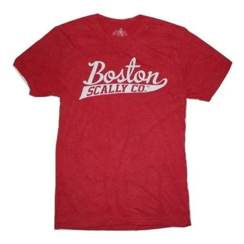 Boston Scally The Original Tee T-Shirt - Red sold by Boston Scally
