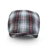 The Contender Boston Scally Cap - Black & Smoke Plaid sold by Boston Scally