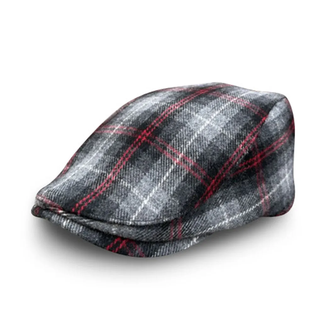 The Contender Boston Scally Cap - Black & Smoke Plaid sold by Boston Scally product image thumbnail 3
