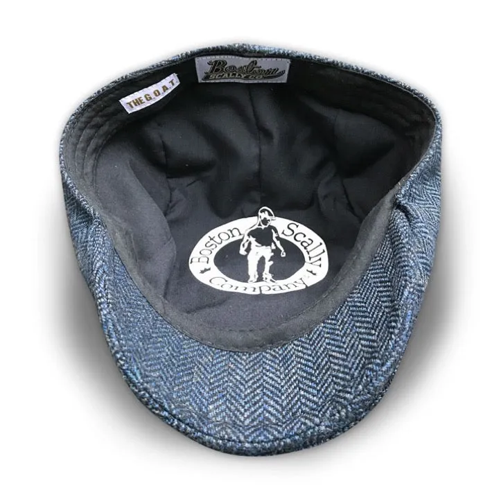 The G.O.A.T. Collectors Edition Boston Scally Cap - Patriot Blue Herringbone sold by Boston Scally product image thumbnail 3