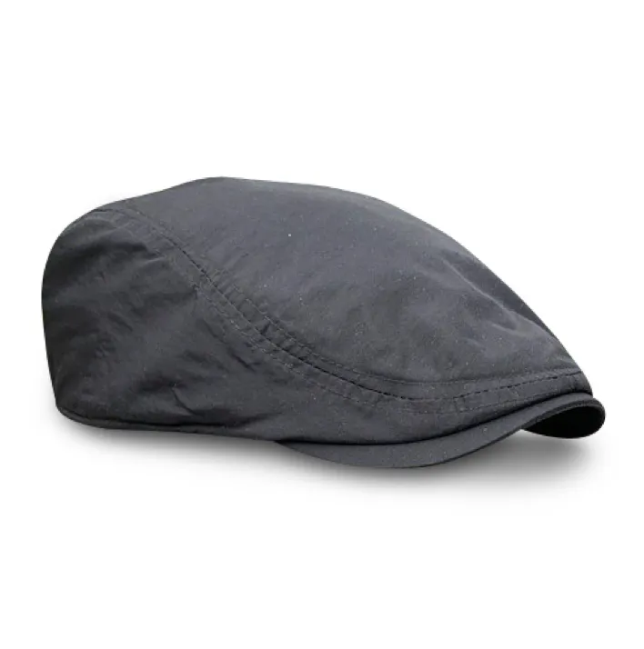 The Repel Single Panel Boston Scally Cap - Black sold by Boston Scally