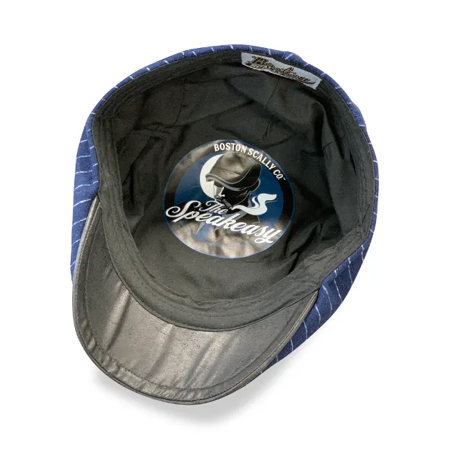 The Speakeasy Boston Scally Cap - Navy sold by Boston Scally product image thumbnail 2