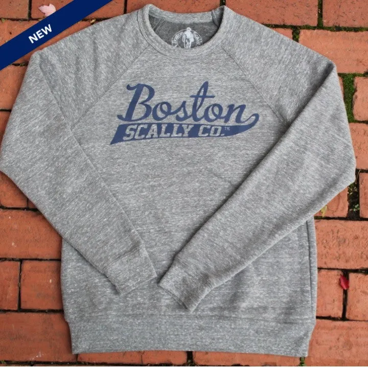 Boston Scally The Game Day Crewneck - Patriot Grey sold by Boston Scally