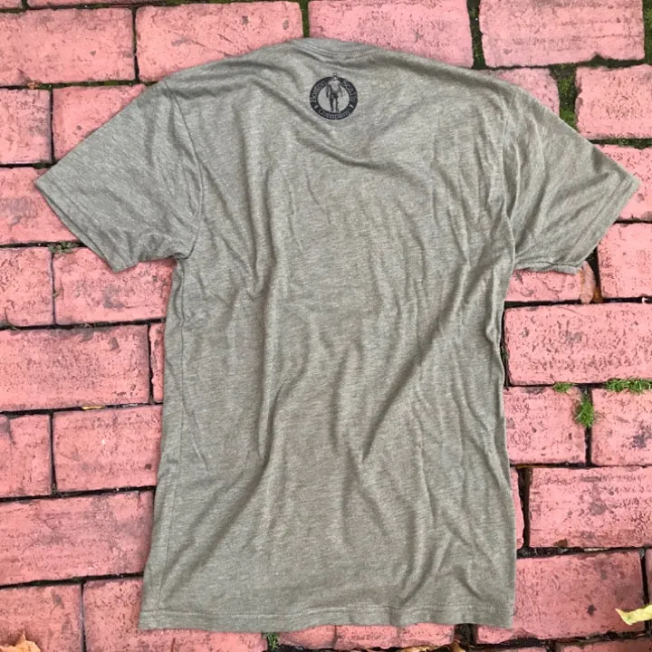 Boston Scally The Military Tee T-Shirt - Green sold by Boston Scally product image thumbnail 2