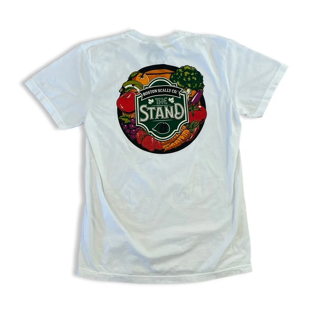 Boston Scally The Stand Tee T-Shirt - Crisp White sold by Boston Scally