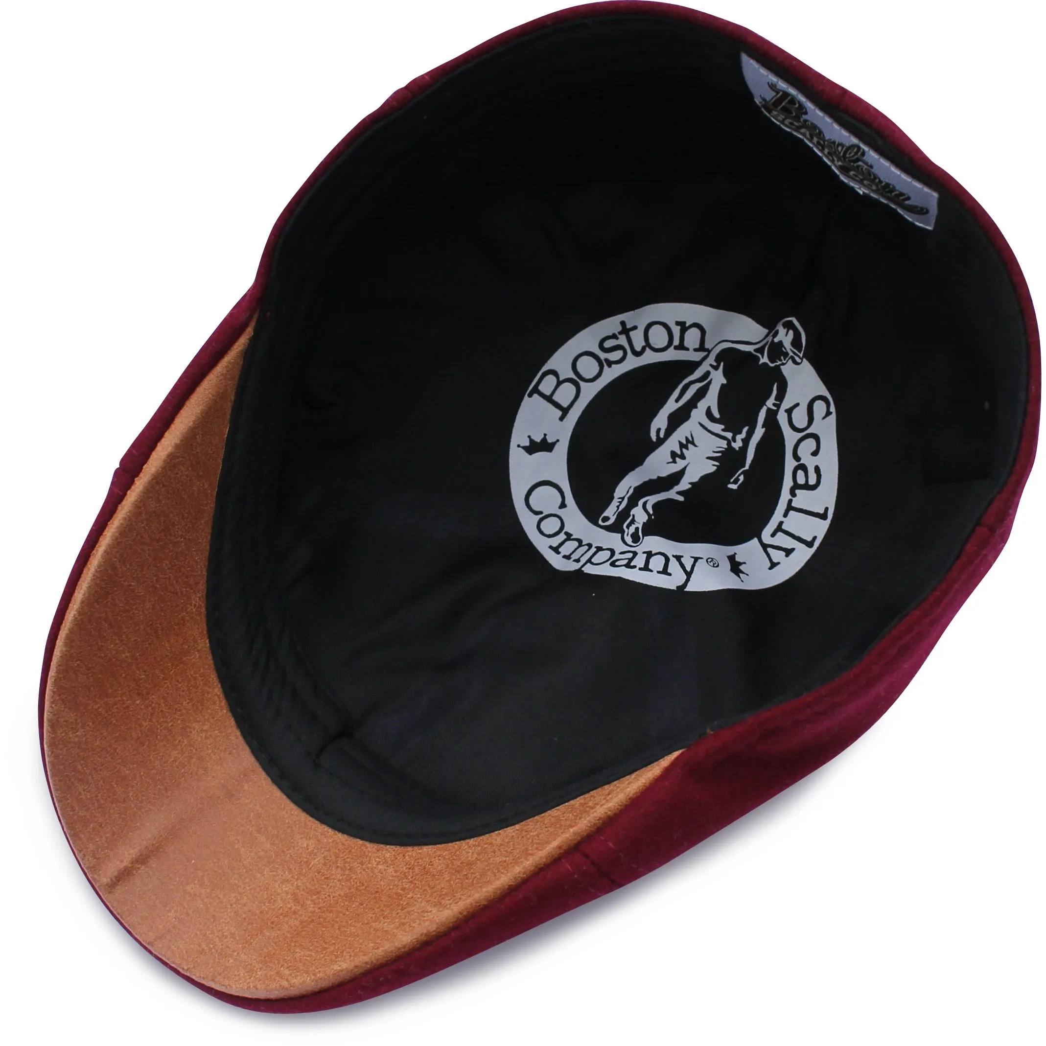 The Kenmore Boston Scally Cap - Crimson & Brown Brim sold by Boston Scally product image thumbnail 5