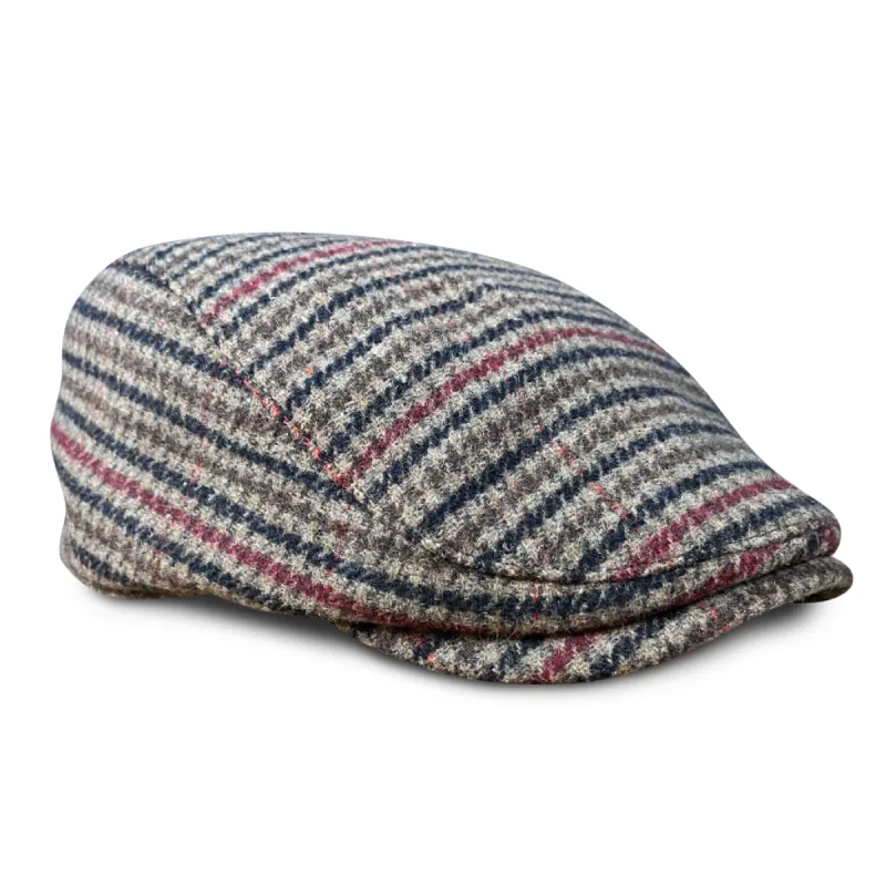 The Hound Boston Scally Cap - Brown Houndstooth sold by Boston Scally